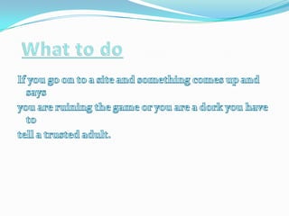 Isabella   cyber safety powerpoint