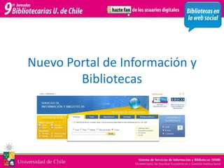 Nuevo Portal de Información y Bibliotecas 