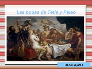 Las bodas de Tetis y Peleo 