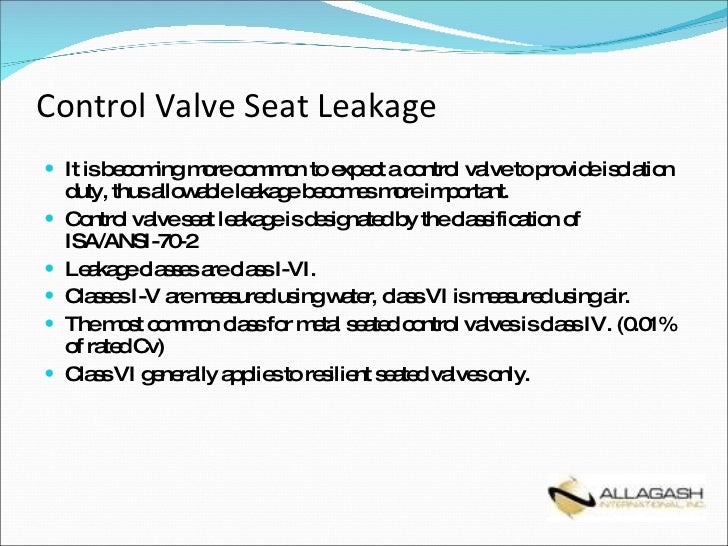 Basic Control Valve Sizing and Selection