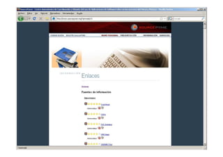 19-ene-2010   Jornada ISACA 'Aplicación de las tecnologías Web 2.0 / Redes       9
               sociales y Software libre a la Estrategia Empresarial' (2 de 3)
 