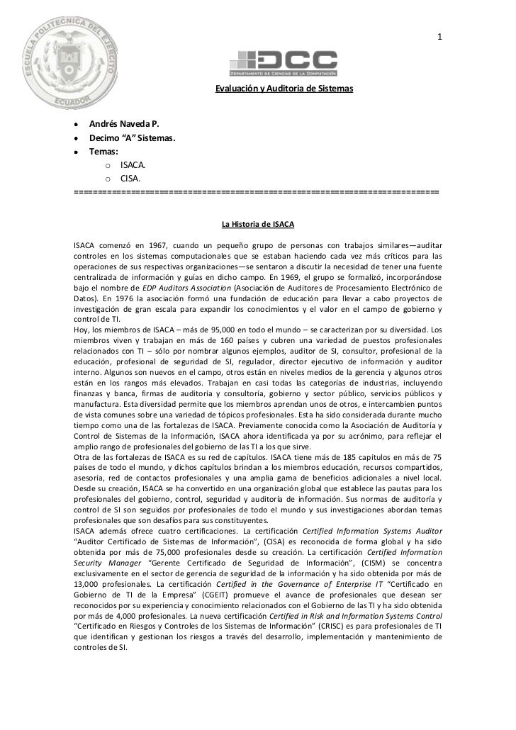 CISA Prüfungsübungen