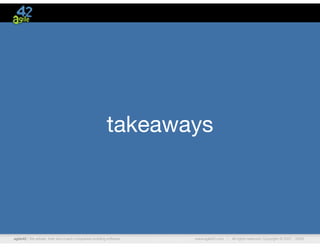 agile42 | We advise, train and coach companies building software www.agile42.com | All rights reserved. Copyright © 2007 - 2009.
http://www.thehubble.net/2011/11/21/noses-for-hire-a-new-kind-of-help/
 