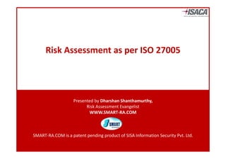 ISO 27005 Risk Assessment | PDF