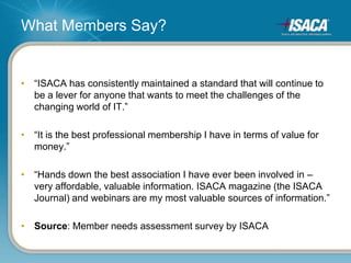 ISACA Member Benefits | PPSX