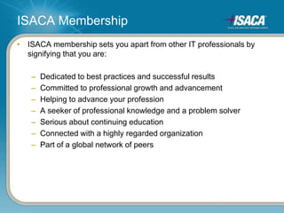 ISACA Member Benefits | PPSX