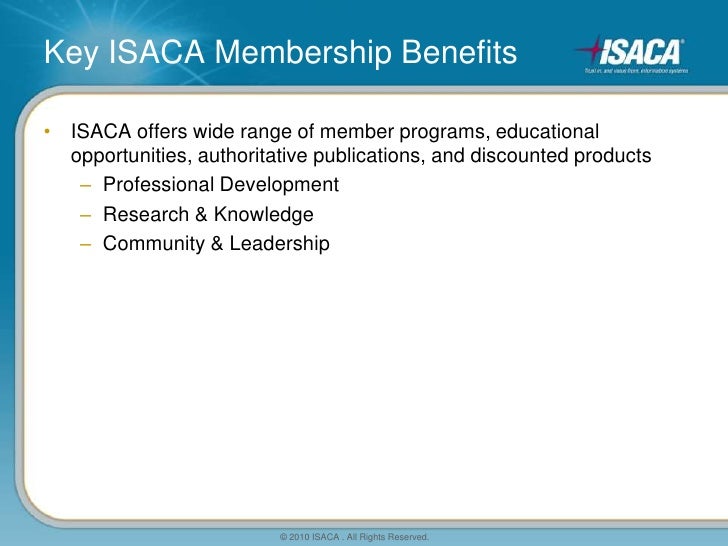 ISACA Member Benefits