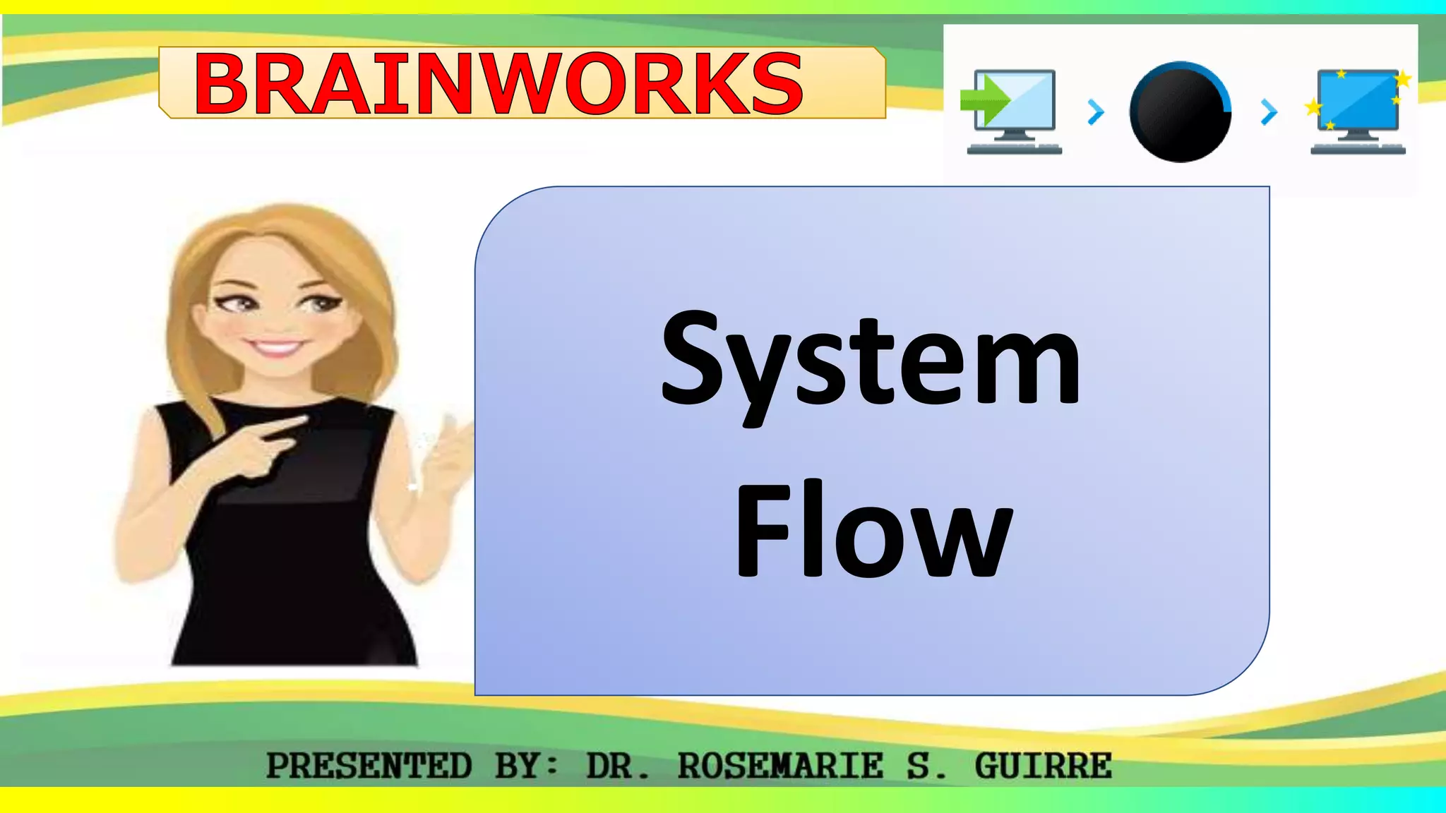 System
Flow
 