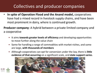 Livestock marketing and supply chain management of livestock products 