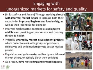 Livestock marketing and supply chain management of livestock products 