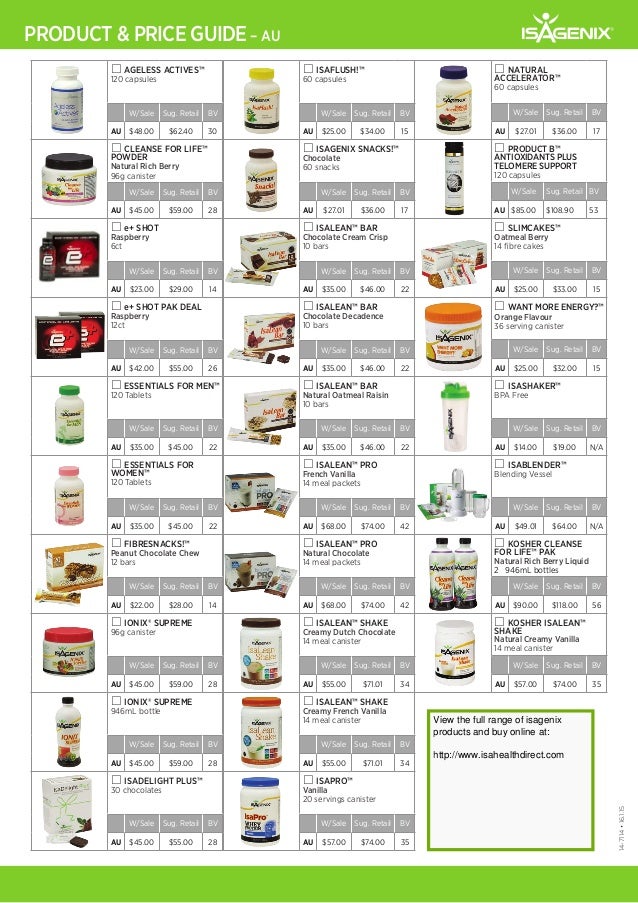 Isagenix coupon codes