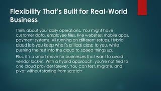 Is a Hybrid Cloud Infrastructure Provider Right for You ? .pptx