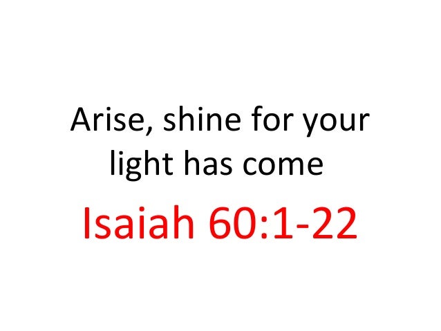 Isaiah 60 isaiah-60