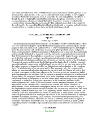 Isaiah 6 Explained Isaiah 6 commentary | PDF