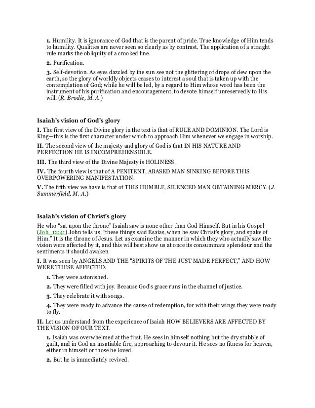 a commentary on isaiah 6 Matthew henry's commentary – isaiah upgrade to the best value in online bible study want to get the most out of bible gateway. a commentary on isaiah 6 Matthew henry's commentary – isaiah upgrade to the best value in online bible study want to get the most out of bible gateway.