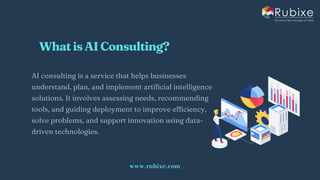 Is AI Consulting Right for Your Business | Rubixe | PDF