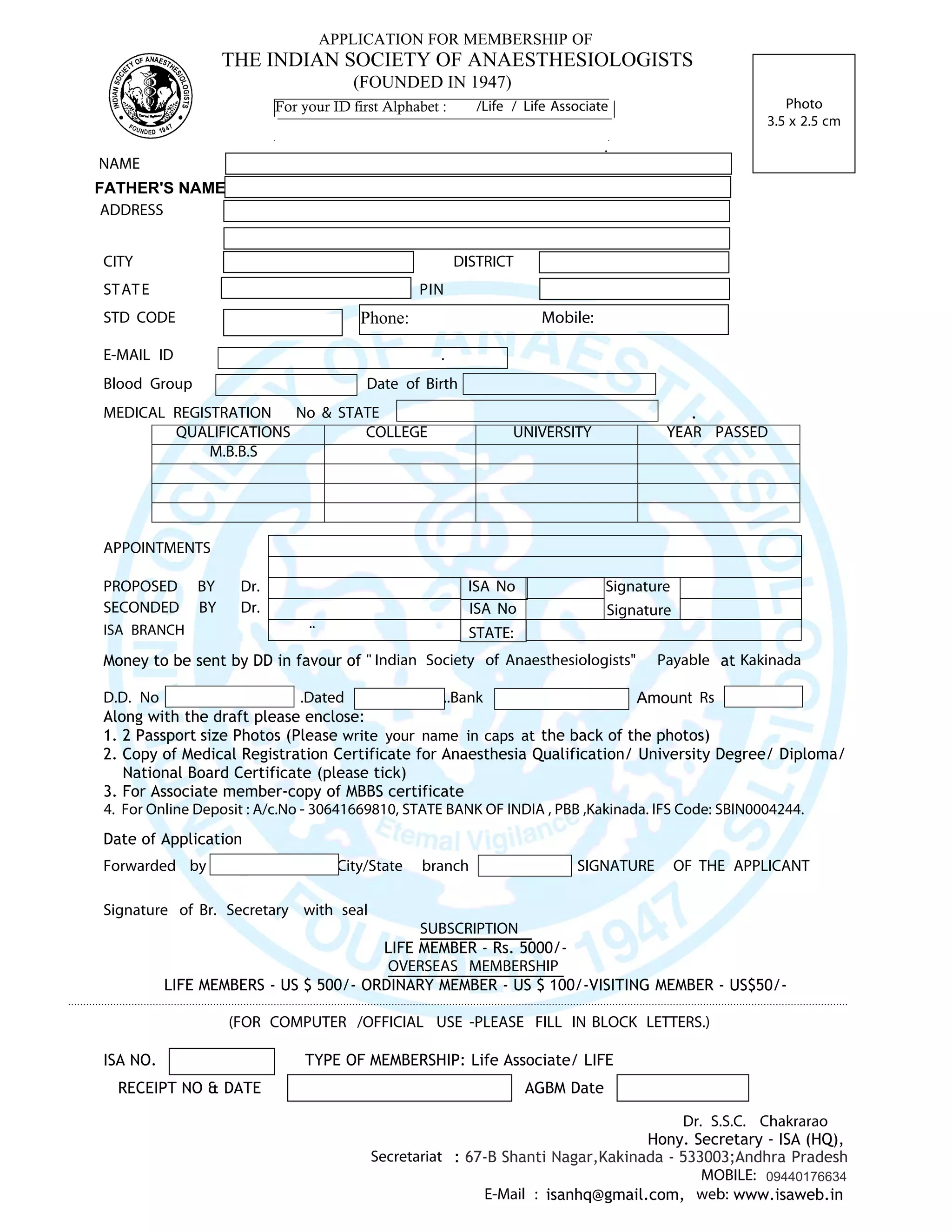 Isa membership | PDF