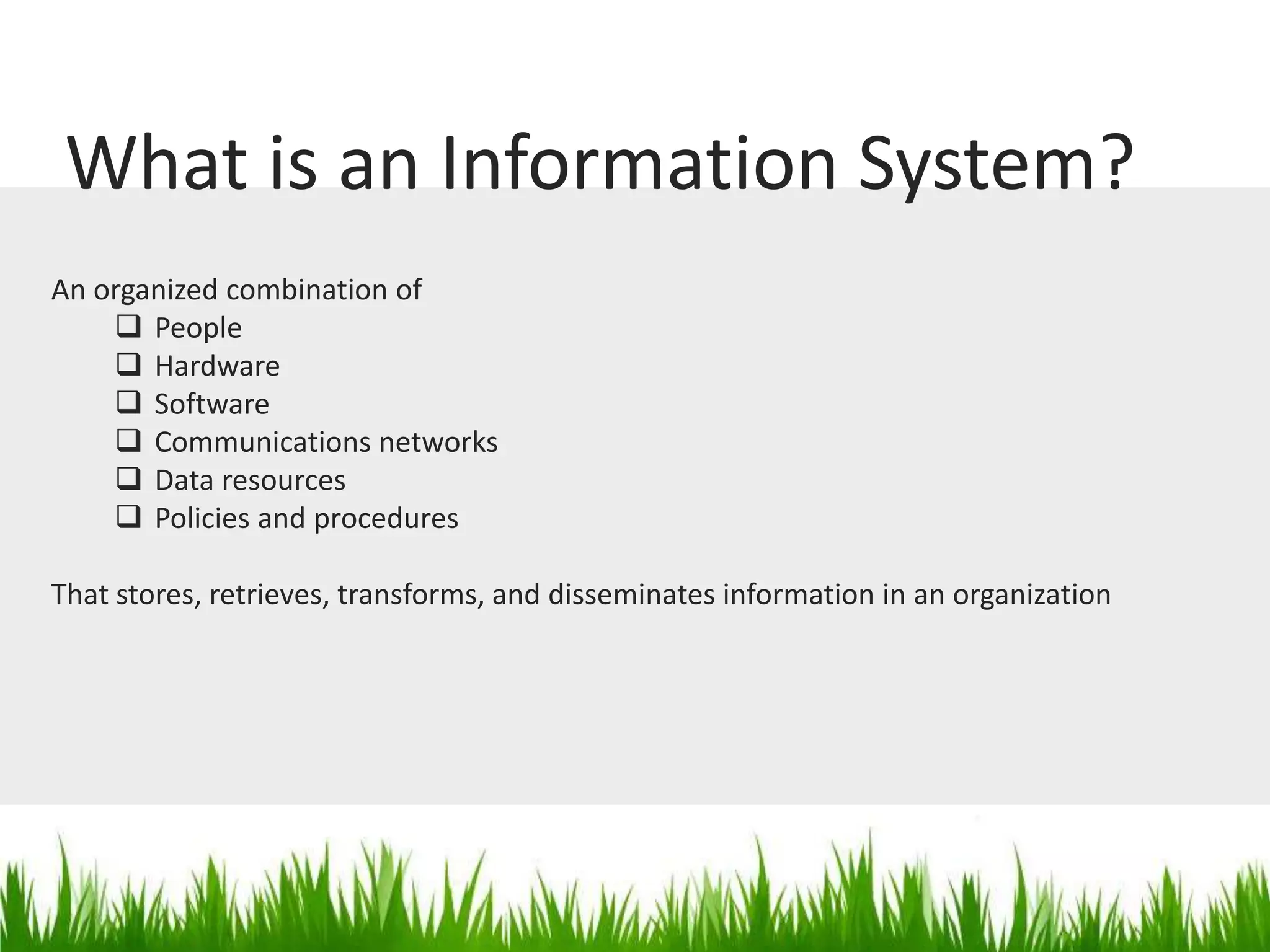 For workgroup collaborationWhy study Information Systems and Information Technology?
