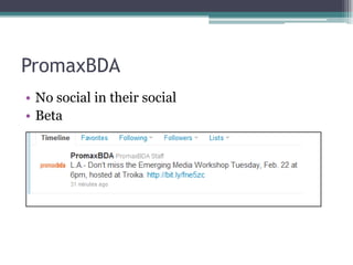 PromaxBDANo social in their socialBeta