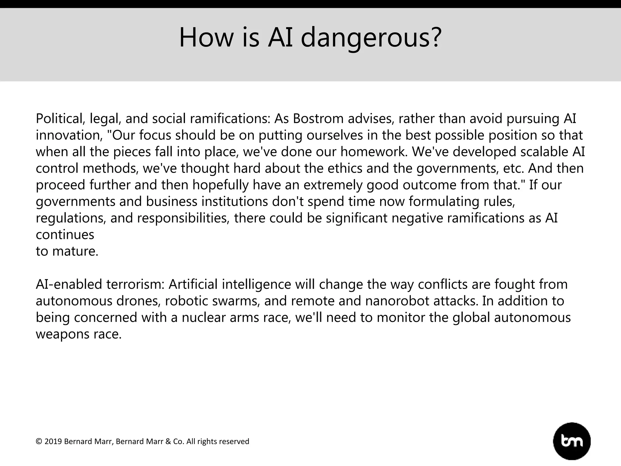 Is Artificial Intelligence (AI) A Threat To Humans? | PPTX