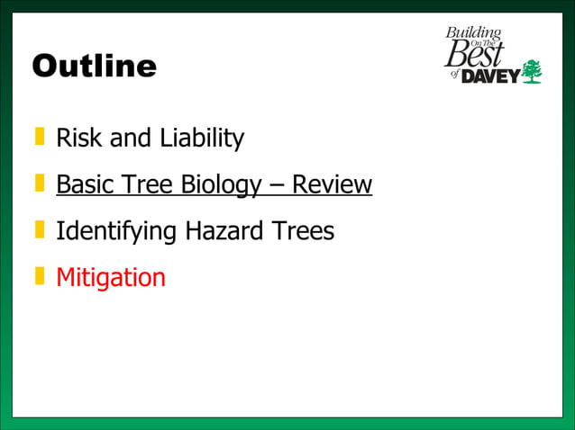 Isa training tree risk assessment & cabling bracing | PPT