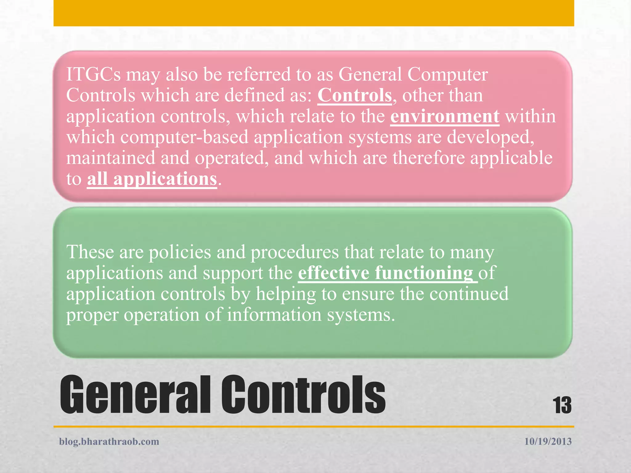 IS Audit and Internal Controls | PPTX