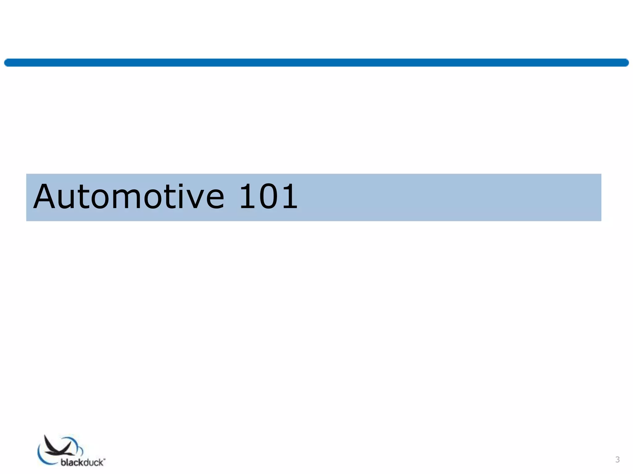 Automotive 101




                 3
 