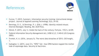 Information Security Awareness Training by Jeremiah | PPT