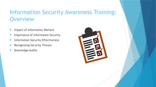 Information Security Awareness Training by Jeremiah | PPT