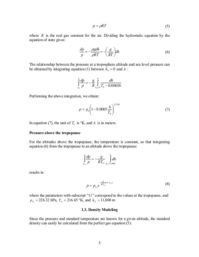 The International Standard Atmosphere (ISA)