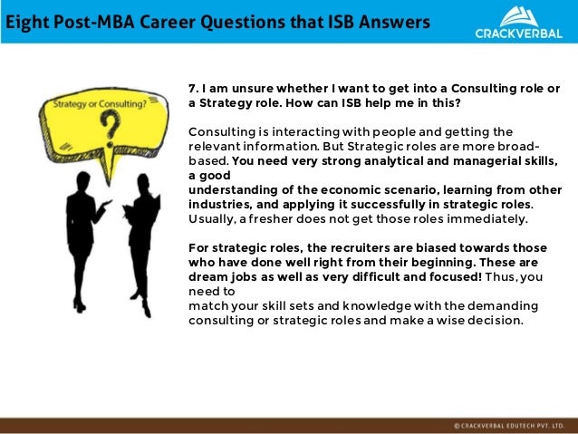 Best Strategy Roles For Mba isb admissions kit Best Strategy Roles For Mba isb admissions kit