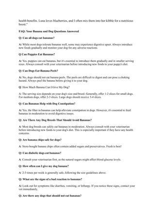 Is Banana Safe for Dogs Everything You Need to Know! .pdf