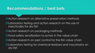 Is Barotse fish safe? Rapid assessment of safety of informal fish value chains in Western Province, Zambia