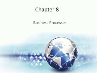 Chapter 8
Business Processes
 