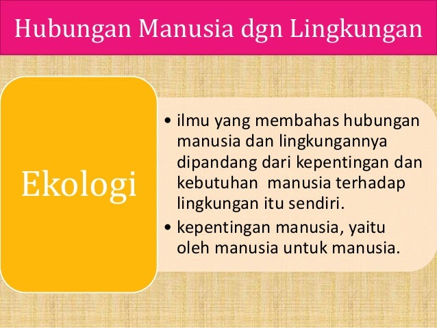 Isbd Manusia Ipteks Dan Lingkungan