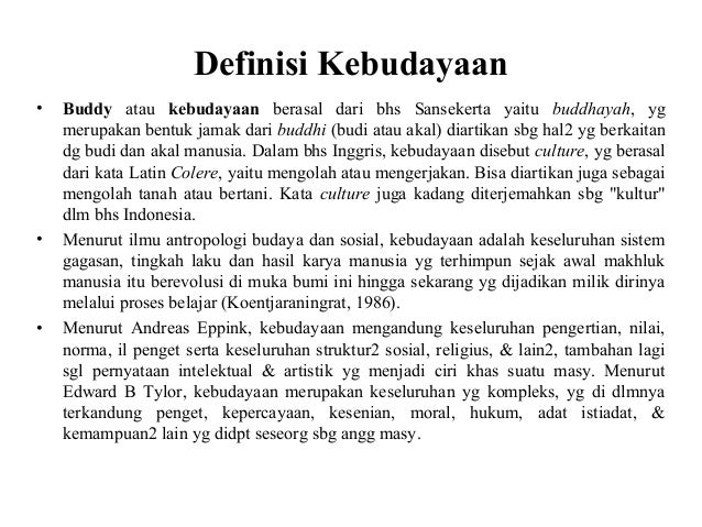 Ilmu Sosial Budaya Dasar