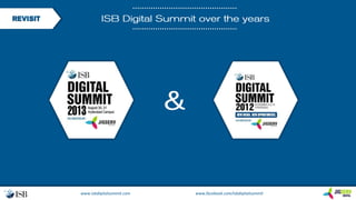 www.isbdigitalsummit.com www.facebook.com/isbdigitalsummit
 