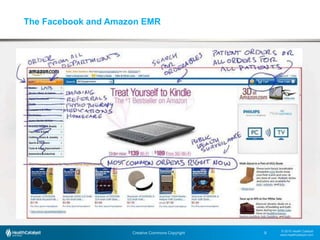 © 2015 Health Catalyst
www.healthcatalyst.com
Creative Commons Copyright
c
8
The Facebook and Amazon EMR
 