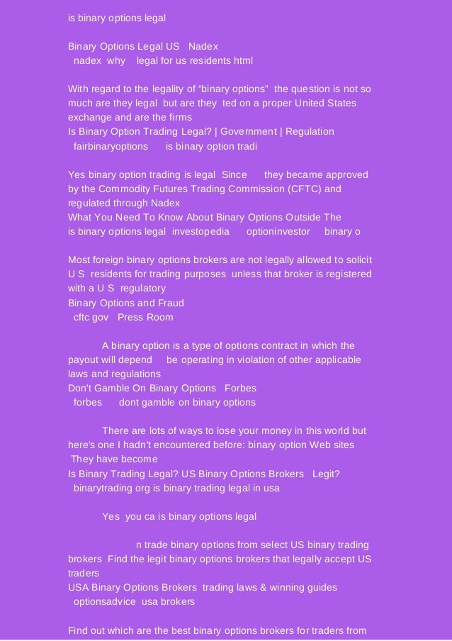 7 Binary Options – Nadex regulated & legal for us residents nadex binary options