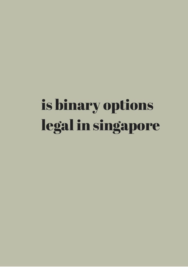 Is binary options legal in australia