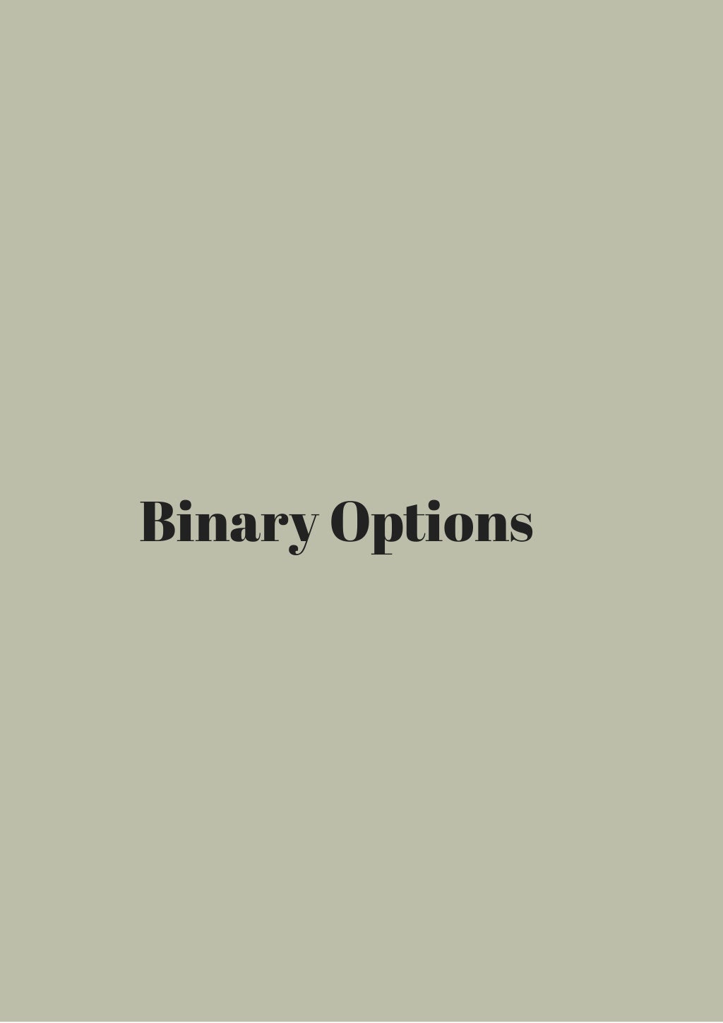 Is binary options legal in singapore