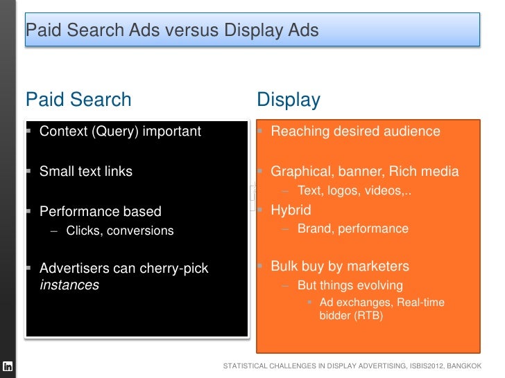 Statistical Challenges In Display Advertising