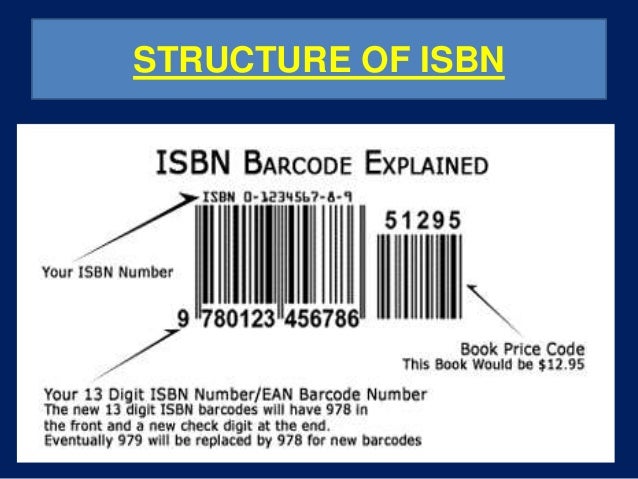 Isbn International Standard Book Number www.slideshare.net