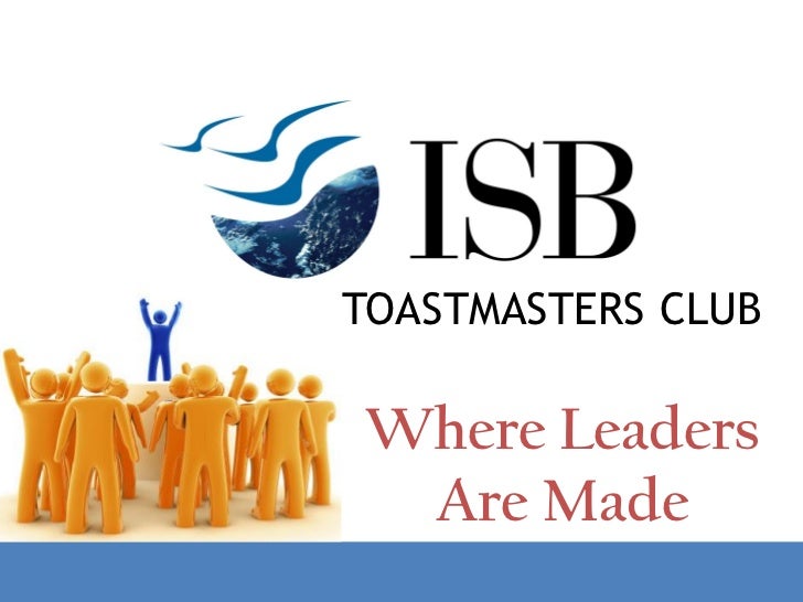 what is toastmasters club