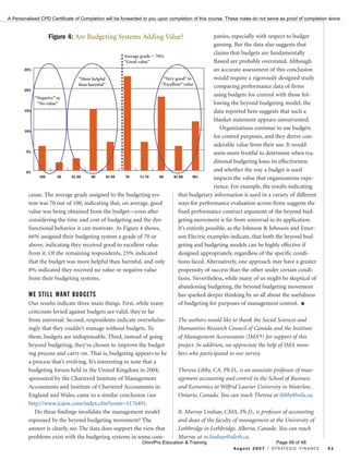 Is Budgeting Necessary? A Discussion on the Current Perpsectives on Budgeting