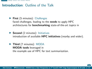 Introduction Challenges Initiatives Tools Conclusion References
Introduction: Outline of the Talk
I First (5 minutes): Cha...