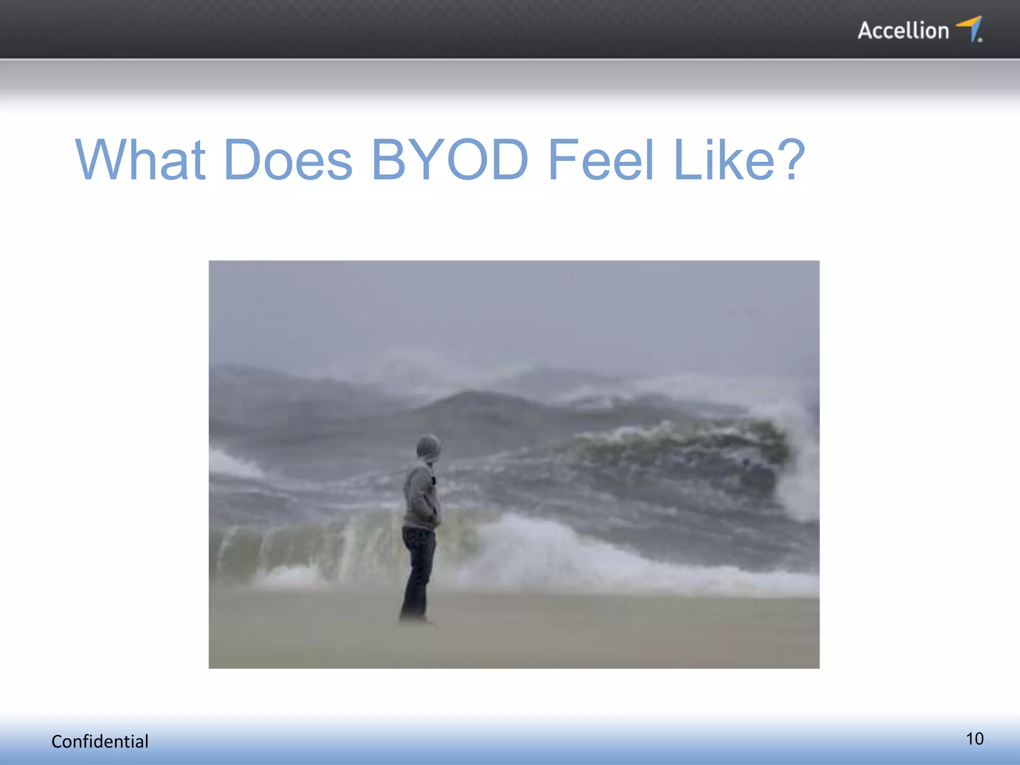 Confidential 10
What Does BYOD Feel Like?
 