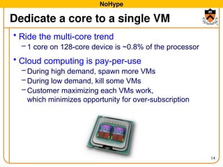 isca10 virtual cloud infrastructure without virtualization | PPTX