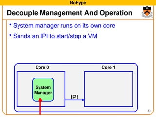 isca10 virtual cloud infrastructure without virtualization | PPTX