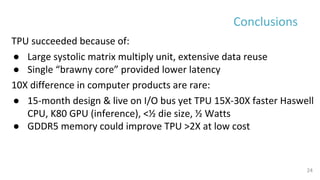 isca 2017 In-Datacenter Performance Analysis of a Tensor Processing ...